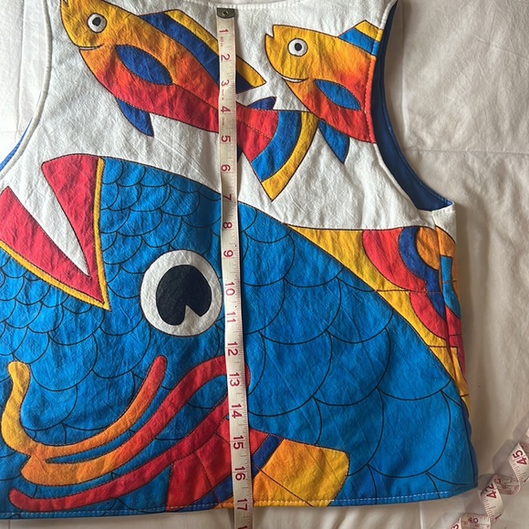 Julia Pinkham hand painted custom vest - Picture 12 of 13